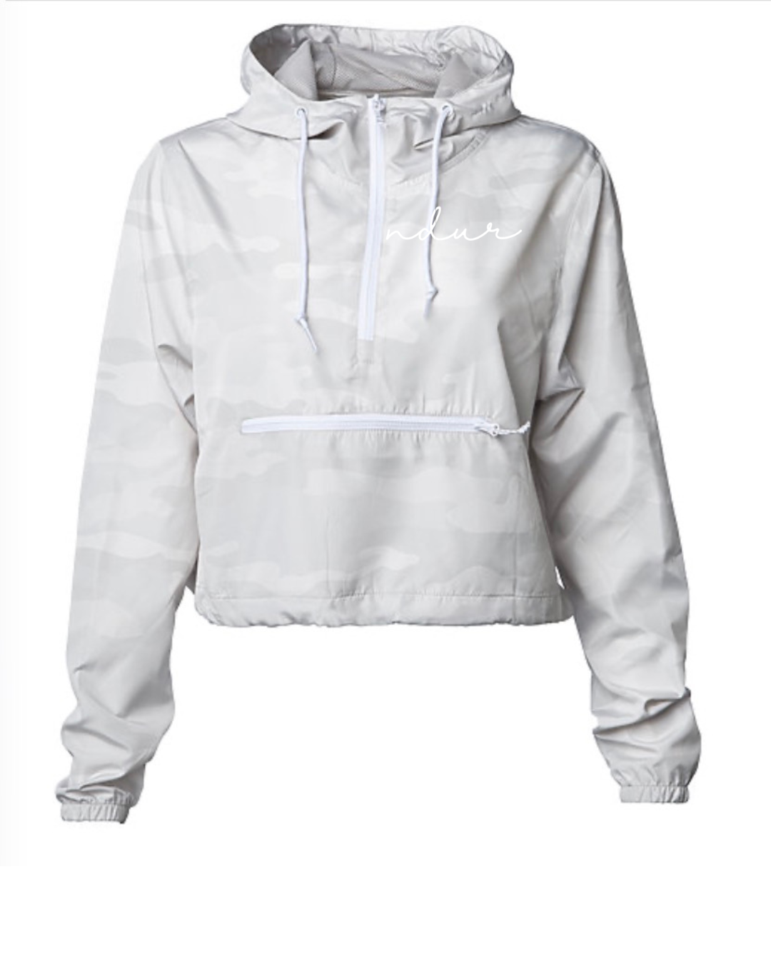 Camo Crop Windbreaker