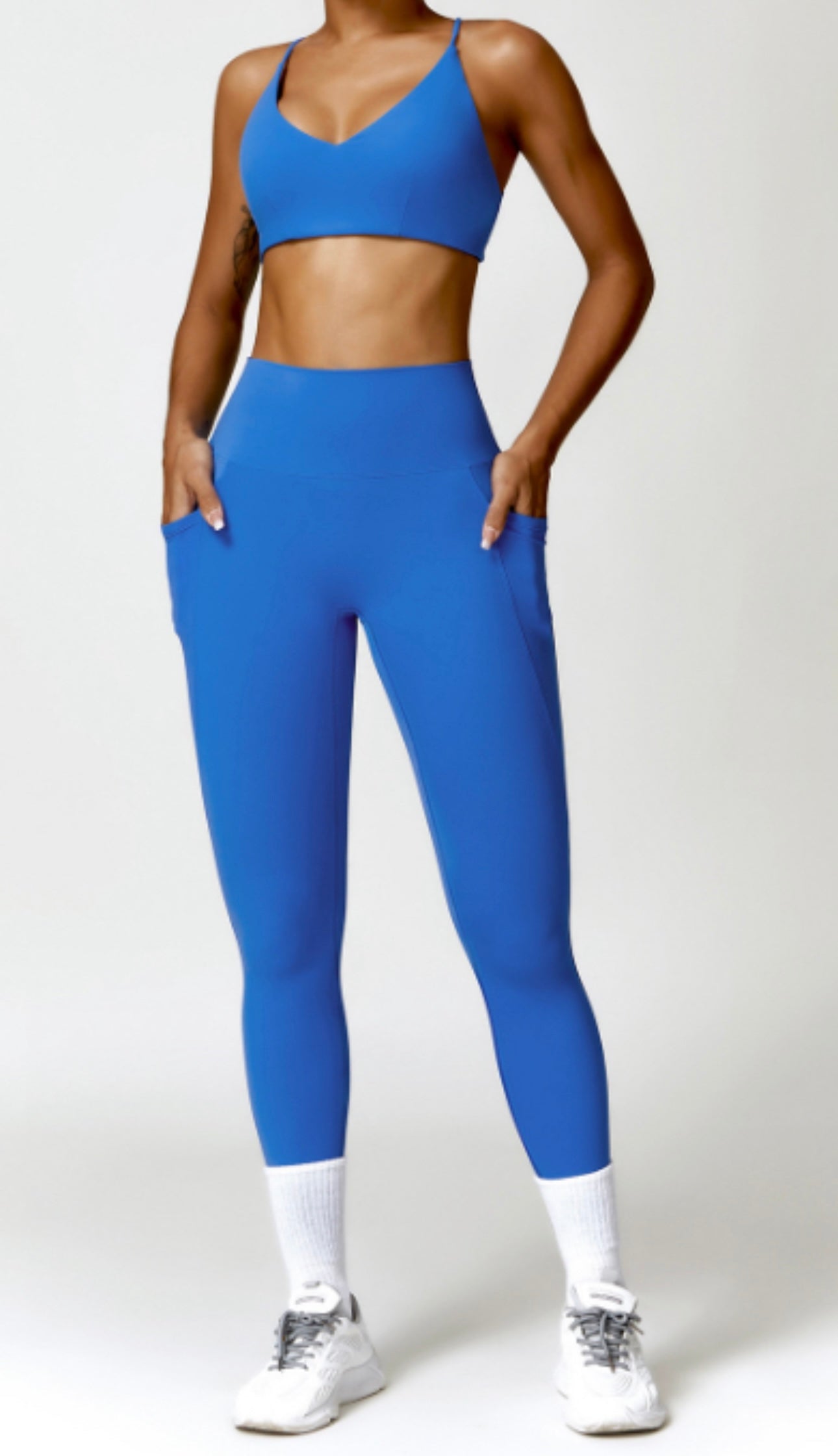 High Waist Leggings -Bella Rose