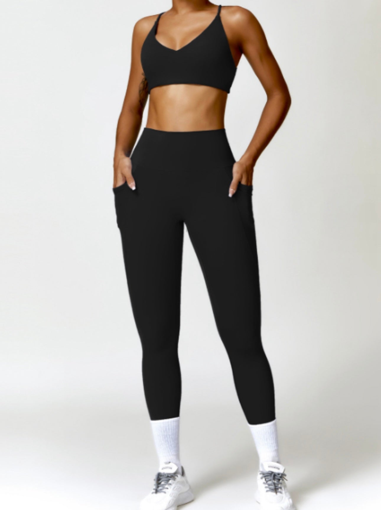 High Waist Leggings -Bella Rose